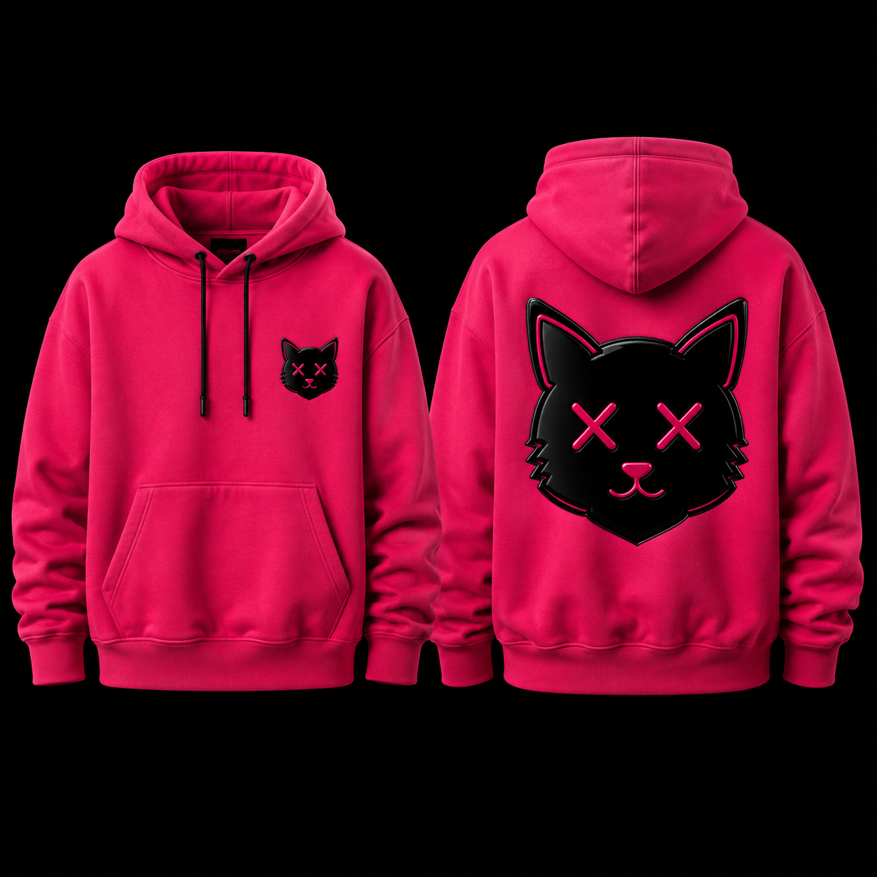 Nine Lives Cherry Pink Hoodie preview